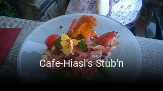 Jetzt bei Cafe-Hiasl's Stub'n einen Tisch reservieren