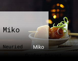 Jetzt bei Miko einen Tisch reservieren