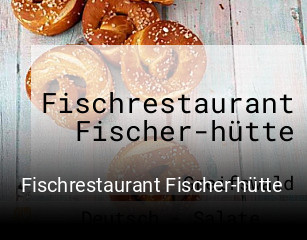 Fischrestaurant Fischer-hütte tisch buchen