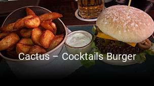 Jetzt bei Cactus – Cocktails Burger einen Tisch reservieren