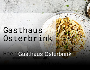 Gasthaus Osterbrink reservieren