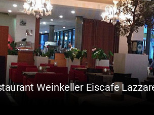 Restaurant Weinkeller Eiscafe Lazzaretti reservieren
