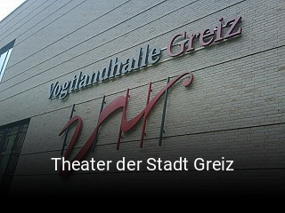 Theater der Stadt Greiz tisch buchen