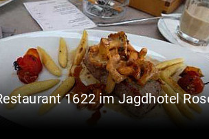 Restaurant 1622 im Jagdhotel Rose online reservieren