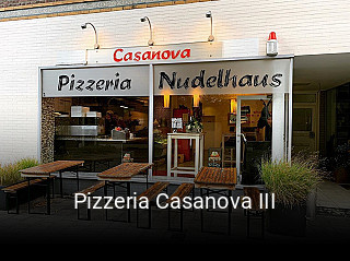 Jetzt bei Pizzeria Casanova III einen Tisch reservieren
