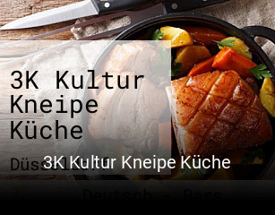 3K Kultur Kneipe Küche reservieren