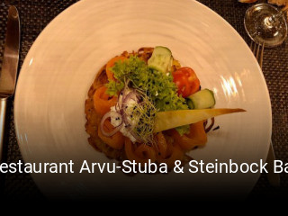 Restaurant Arvu-Stuba & Steinbock Bar tisch reservieren
