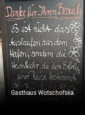 Gasthaus Wotschofska tisch reservieren