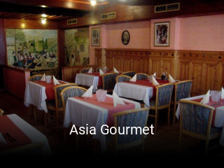 Asia Gourmet tisch reservieren