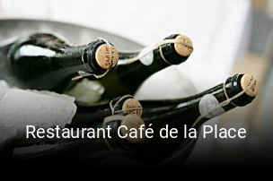 Restaurant Café de la Place tisch buchen