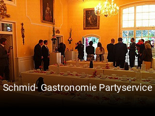 Schmid- Gastronomie Partyservice tisch buchen