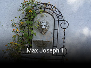 Max Joseph 1 tisch buchen