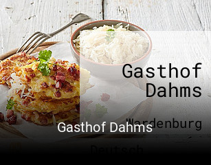 Gasthof Dahms tisch buchen