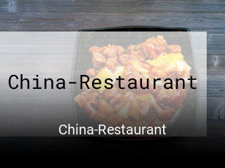 China-Restaurant tisch buchen