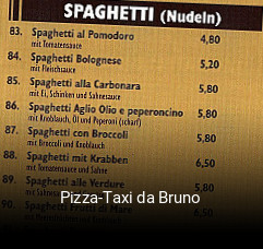 Jetzt bei Pizza-Taxi da Bruno einen Tisch reservieren