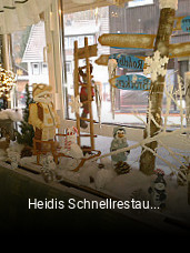 Heidis Schnellrestaurant tisch reservieren