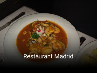 Jetzt bei Restaurant Madrid einen Tisch reservieren