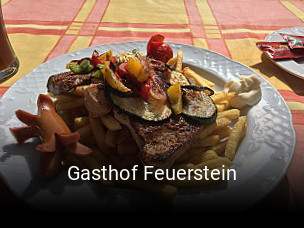 Gasthof Feuerstein tisch buchen