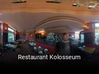 Restaurant Kolosseum tisch buchen