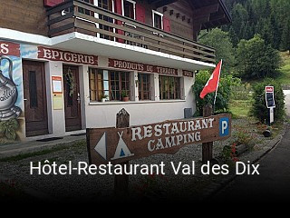 Hôtel-Restaurant Val des Dix tisch buchen