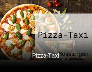 Pizza-Taxi tisch buchen