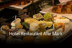 Hotel Restaurant Alte Mark reservieren