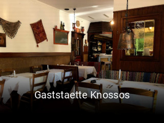 Jetzt bei Gaststaette Knossos einen Tisch reservieren