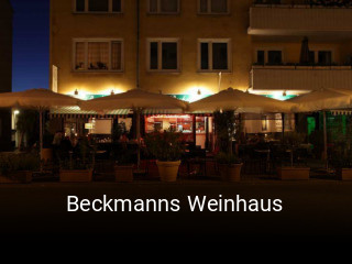 Beckmanns Weinhaus tisch reservieren