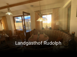 Landgasthof Rudolph tisch reservieren