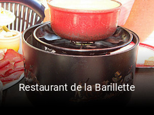 Restaurant de la Barillette tisch reservieren