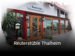 Jetzt bei Reuterstüble Thalheim einen Tisch reservieren