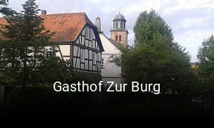 Gasthof Zur Burg tisch buchen