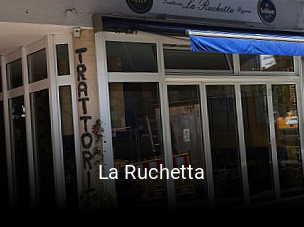 Jetzt bei La Ruchetta einen Tisch reservieren