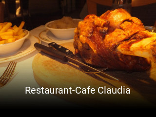 Jetzt bei Restaurant-Cafe Claudia einen Tisch reservieren