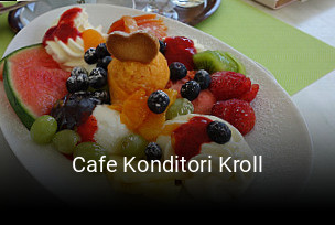 Cafe Konditori Kroll tisch reservieren