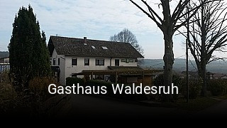 Gasthaus Waldesruh tisch buchen
