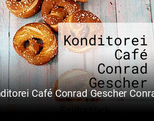 Konditorei Café Conrad Gescher Conrad Gescher tisch buchen