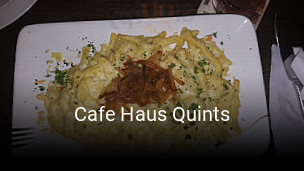 Jetzt bei Cafe Haus Quints einen Tisch reservieren