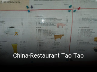 Jetzt bei China-Restaurant Tao Tao einen Tisch reservieren