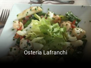 Jetzt bei Osteria Lafranchi einen Tisch reservieren