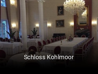 Schloss Kohlmoor tisch reservieren