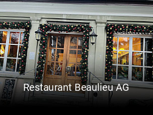 Jetzt bei Restaurant Beaulieu AG einen Tisch reservieren