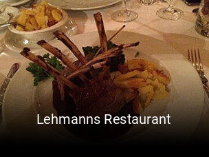 Lehmanns Restaurant tisch buchen