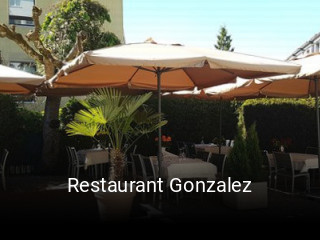 Restaurant Gonzalez tisch reservieren
