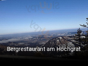 Bergrestaurant am Hochgrat tisch reservieren