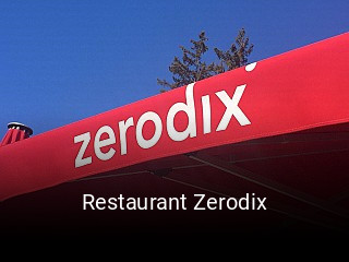 Jetzt bei Restaurant Zerodix einen Tisch reservieren