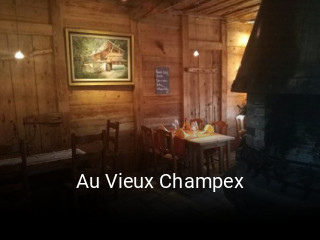 Jetzt bei Au Vieux Champex einen Tisch reservieren