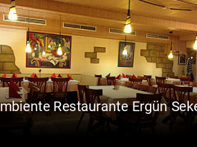 Jetzt bei Ambiente Restaurante Ergün Seker einen Tisch reservieren