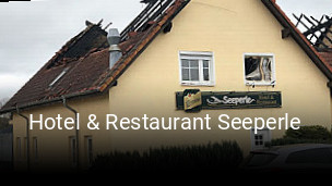 Hotel & Restaurant Seeperle tisch reservieren