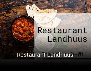 Jetzt bei Restaurant Landhuus einen Tisch reservieren